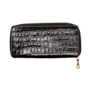 Abus Women Bi-fold Zipper Wallet Black